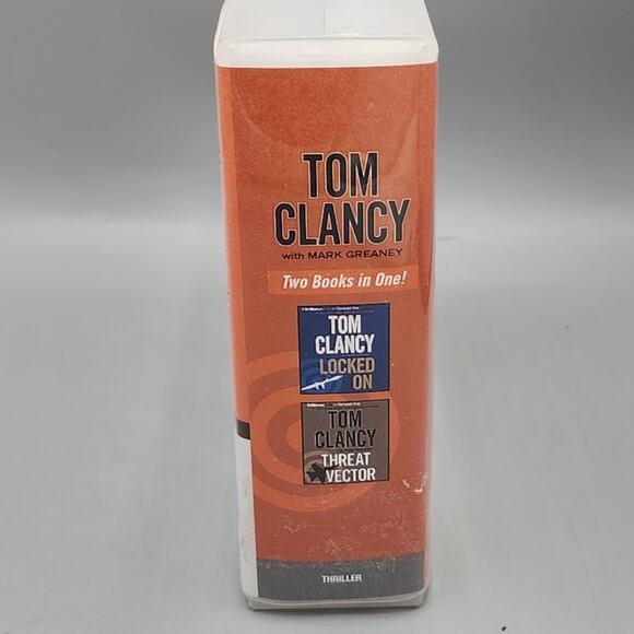 Tom Clancy Audiobook CD Audio Set Locked On & Vector, Abridged 20 Hours - Picture 3 of 10